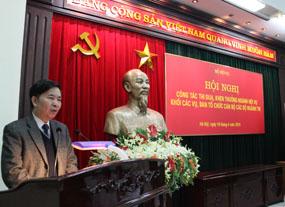  Bộ Nội vụ tổ chức Hội nghị Công tác thi đua, khen thưởng ngành Nội vụ khối các Vụ, Ban Tổ chức cán bộ các Bộ, ngành Trung ương